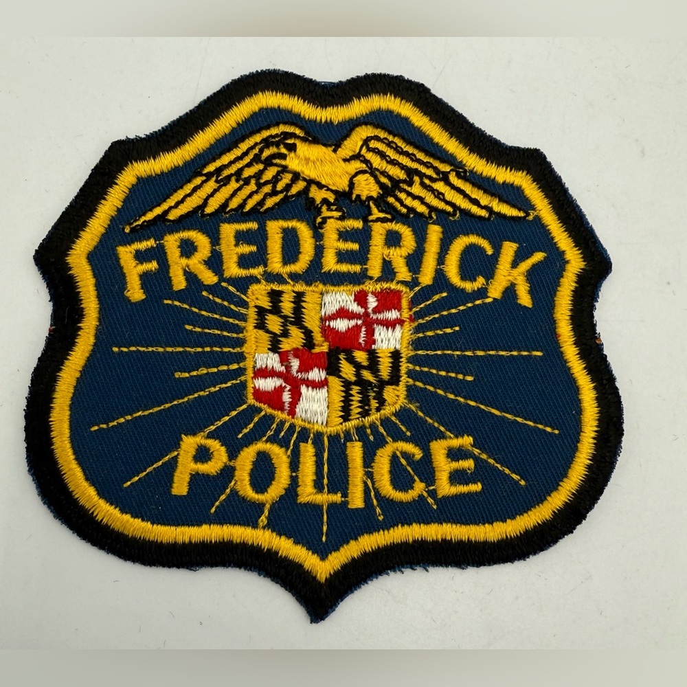 Frederick Police Maryland MD 2nd Issue Embroidered Cloth Patch NWOT Unused